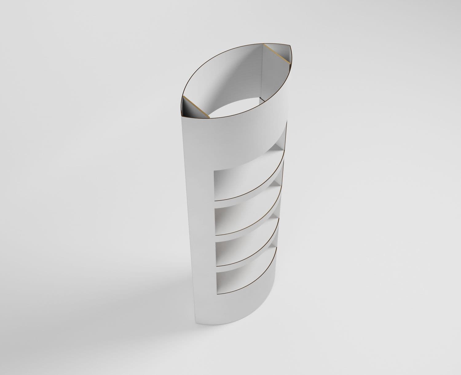 Totem półkowy FEFCO 0845 - wysoki skos